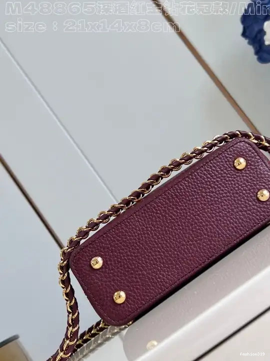 VUITTON LOUIS CAPUCINES MINI-21*14*8CM 0426